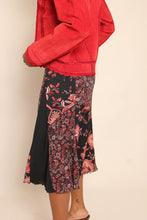 Y2K Paisley Midi Skirt