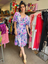 80s Whimsy Drop Waist Dress