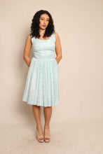50s Blue Lace Dress