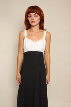 70s Eyelet Lace Maxi Dress