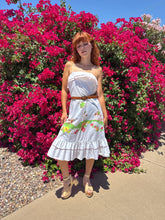 70s Horse & Pineapple Print Dress