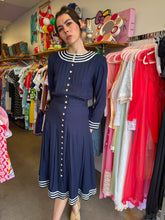 90s Navy Nautical Dress