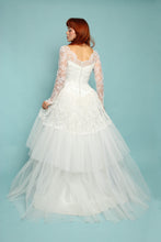 50s Ballgown Lace & Chiffon Wedding Dress