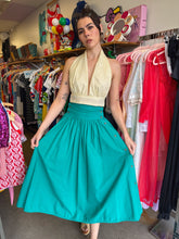 90s Teal Cotton Skirt