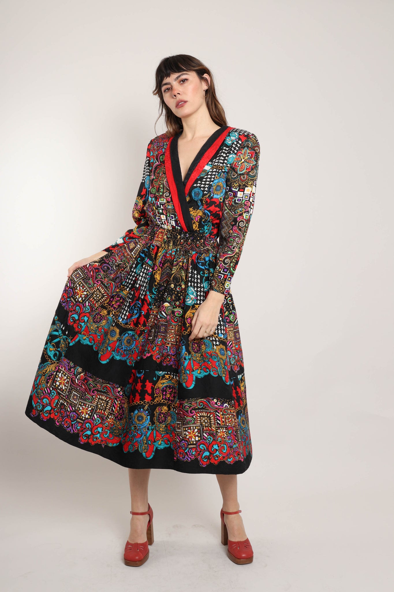 80s Diane Freis Silk Dress – Luxie Vintage