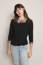 50s Peter Pan Collar Shirt