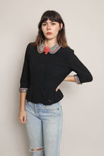 50s Peter Pan Collar Shirt