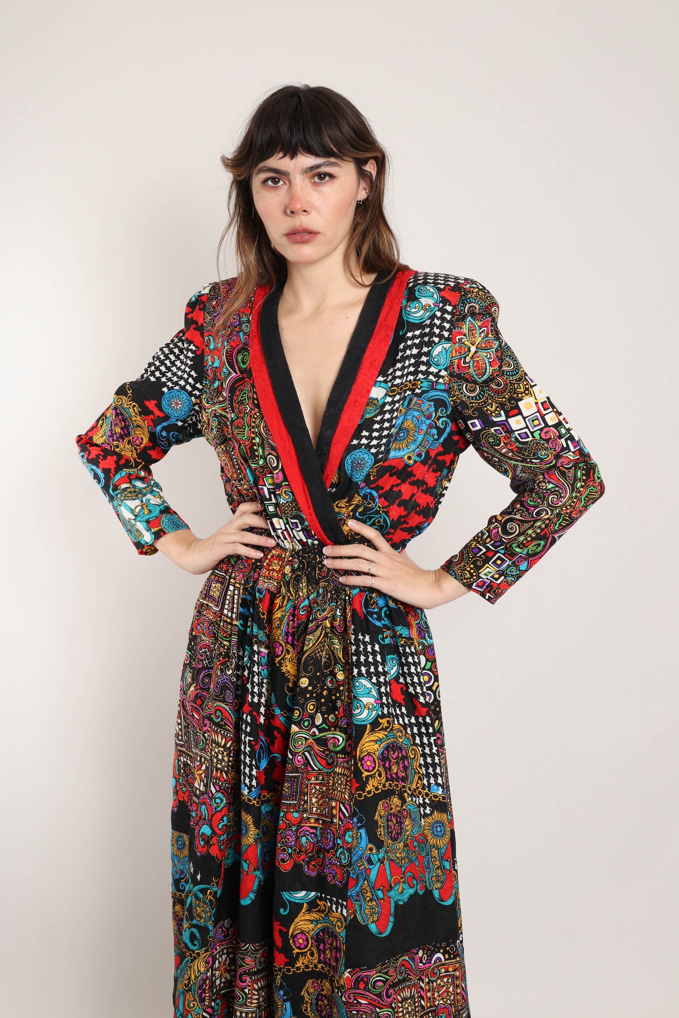 80s Diane Freis Silk Dress – Luxie Vintage