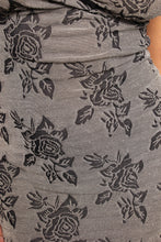 y2k Black Rose Dress