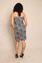 y2k Black Rose Dress