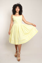 50s Yellow Sun Dress