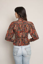 70s Paisley Bishop Sleeve Shirt