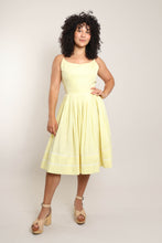 50s Yellow Sun Dress