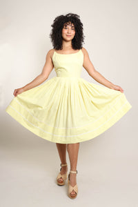 50s Yellow Sun Dress