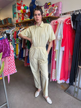 80s Butter Yellow Jumpsuit