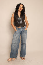 80s Harley Davidson Leather Vest