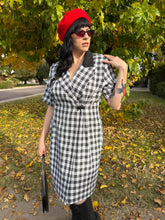 90s Punky Plaid Blazer Dress