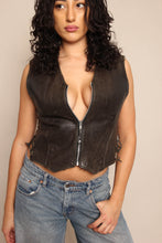 80s Harley Davidson Leather Vest