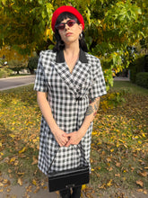 90s Punky Plaid Blazer Dress