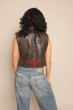 80s Harley Davidson Leather Vest