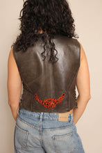 80s Harley Davidson Leather Vest
