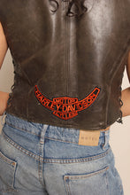 80s Harley Davidson Leather Vest