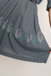 50s Gingham Cross Stitch Dress