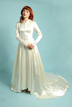 40s Satin Wedding Dress With Train