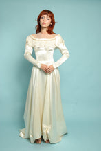 40s Satin Wedding Dress With Train