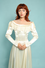 40s Satin Wedding Dress With Train