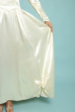 40s Satin Wedding Dress With Train