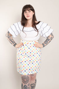 70s Mod Rainbow Skirt