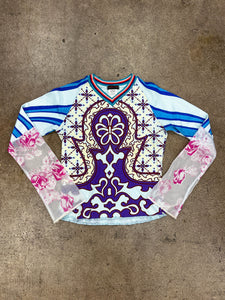 Y2K Custo Barcelona Chiffon Sleeve Shirt – Luxie Vintage