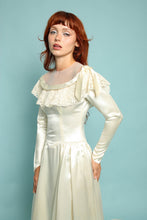40s Satin Wedding Dress With Train