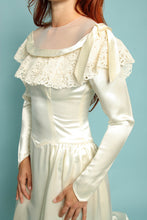 40s Satin Wedding Dress With Train