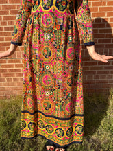60s Psychedelic Geometric Dress