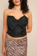 80s Taffeta Bow Corset