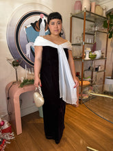 90s Velvet Party Dress With Sash