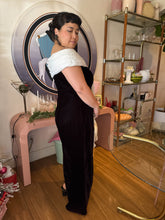 90s Velvet Party Dress With Sash