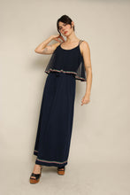 70s Rainbow Chiffon Dress