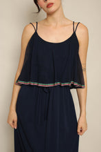 70s Rainbow Chiffon Dress