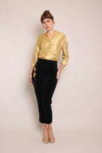 60s Velvet Cigarette Pants