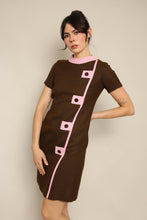 60s Asymmetric Mod Shift Dress
