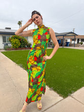 70s Jantzen Tropical Maxi Dress
