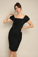 60s Ruched Cocktail Dress