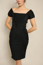 60s Ruched Cocktail Dress