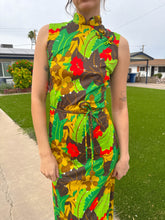 70s Jantzen Tropical Maxi Dress