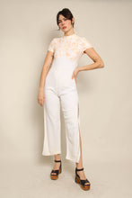 70s Hidden Psychedelic Faces Jumpsuit