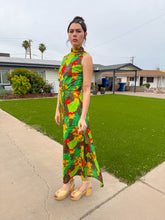 70s Jantzen Tropical Maxi Dress