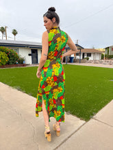 70s Jantzen Tropical Maxi Dress